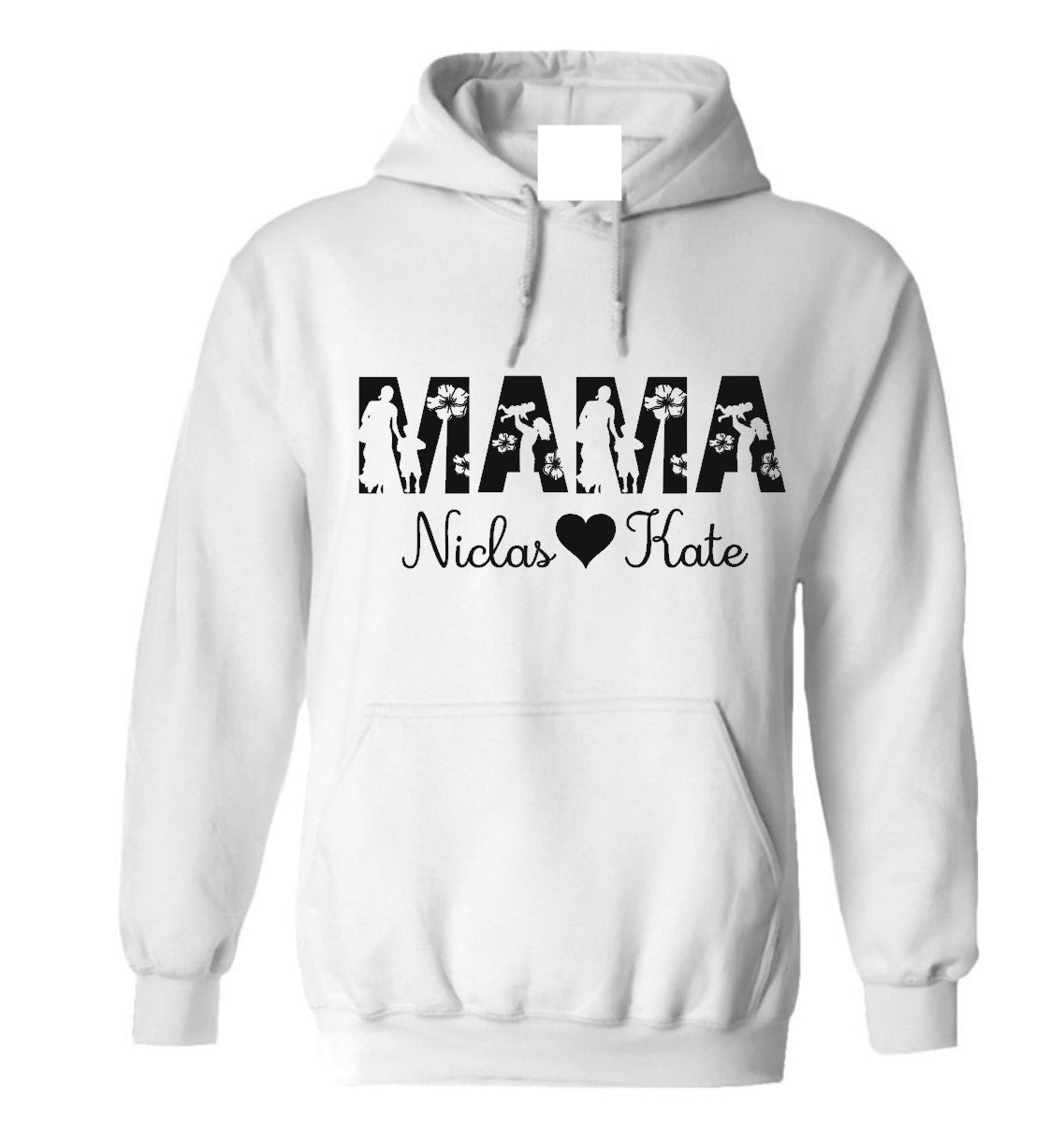Mama Silhouette Kapuzenpulli Hoodie