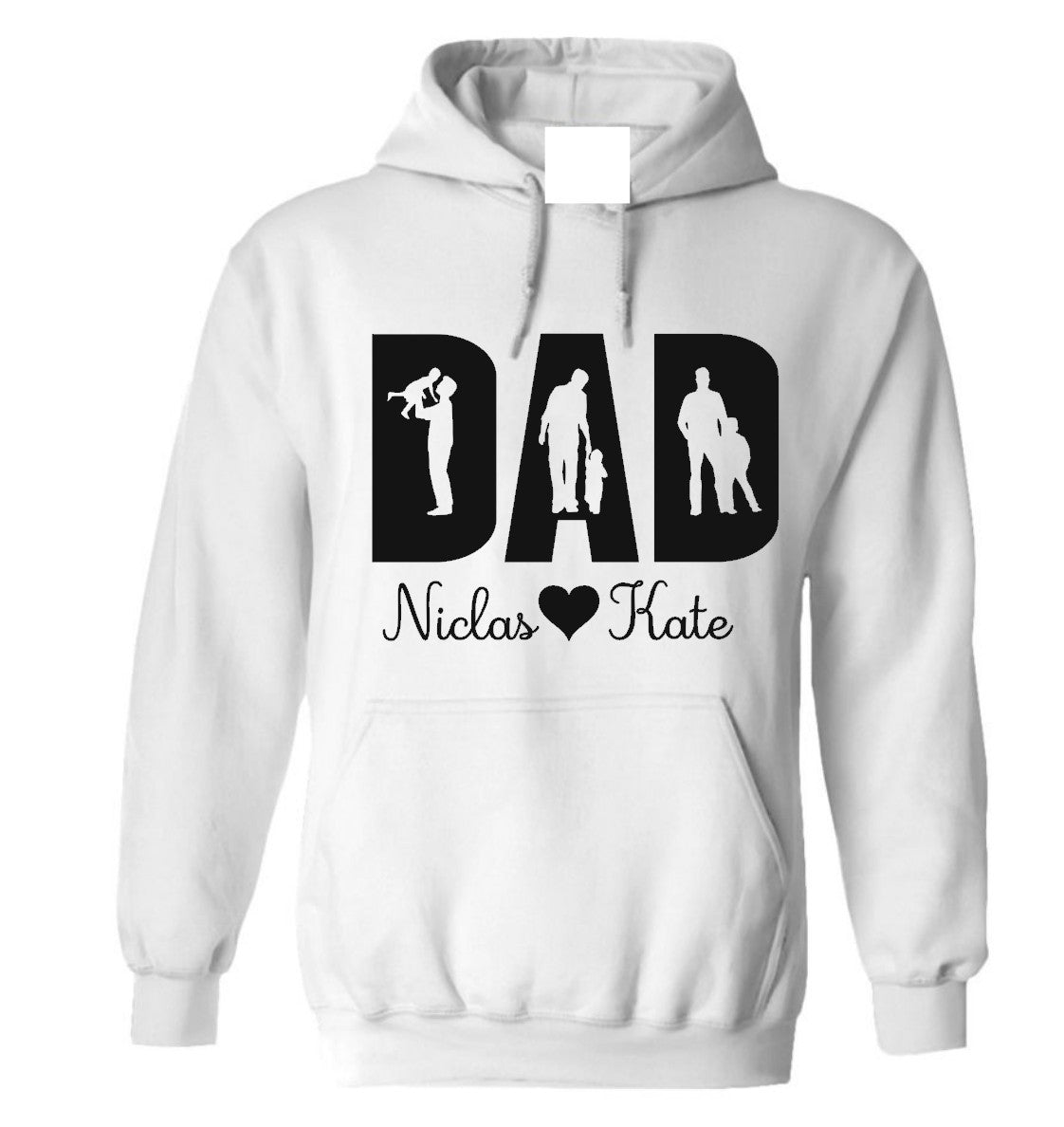 DAD/PAPA Silhouette Kapuzenpullover Hoodie
