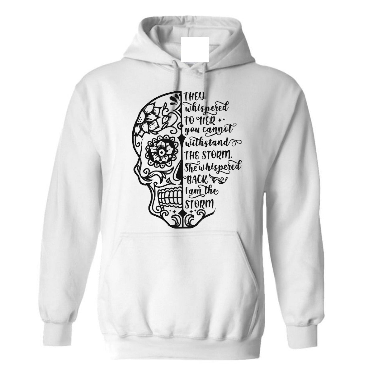 Hoodie/Kapuzenpullover Totenkopf