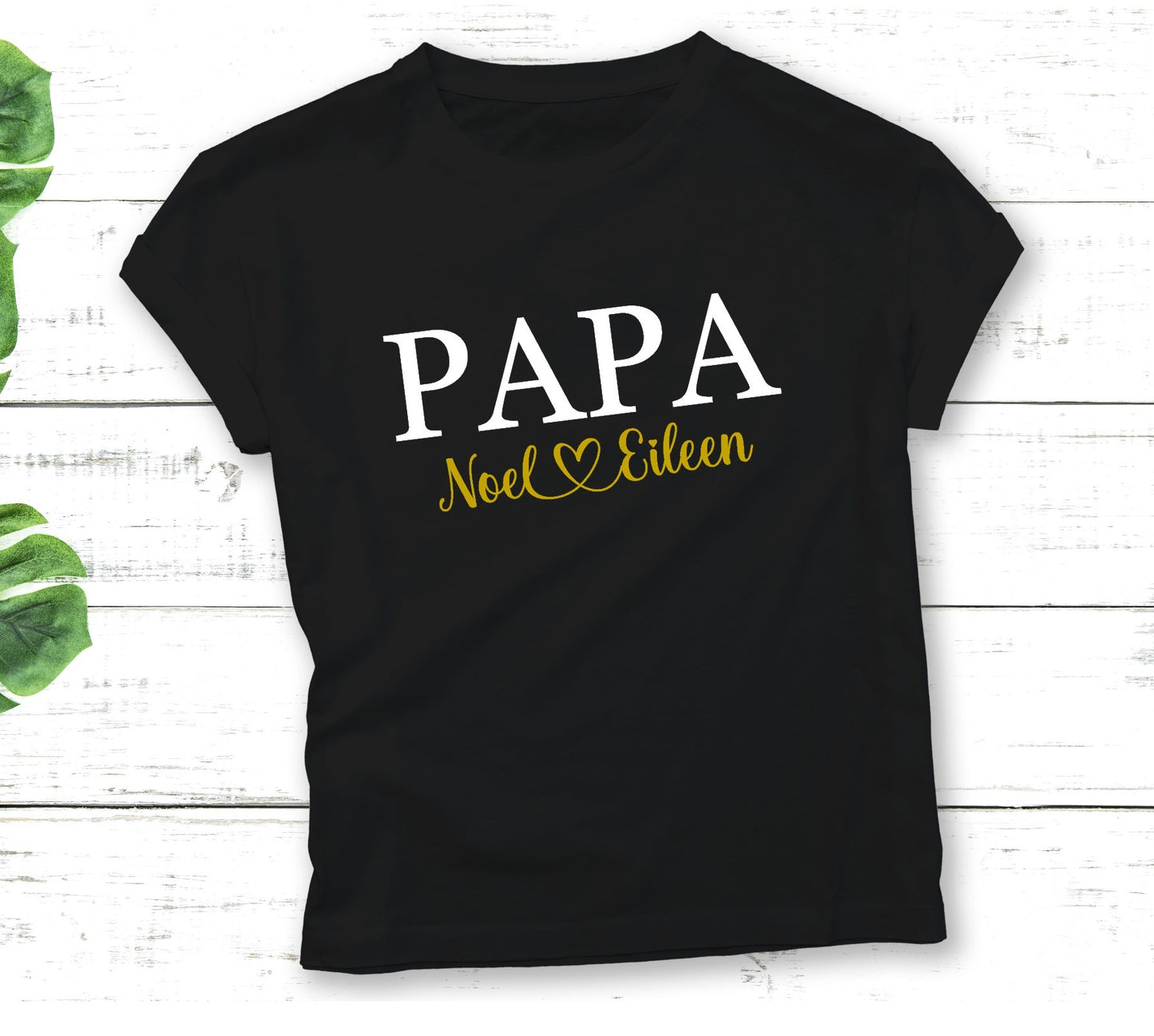 T-Shirt Papa personalisiert mit Namen