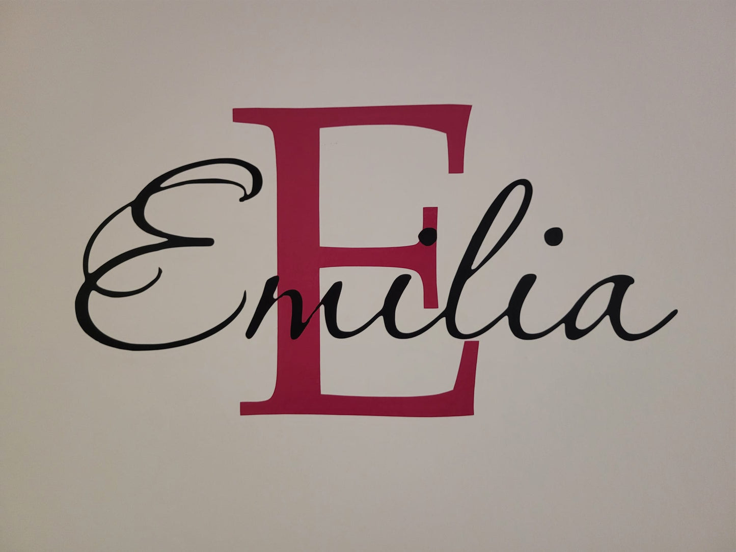 Wandtattoo Name personalisiert