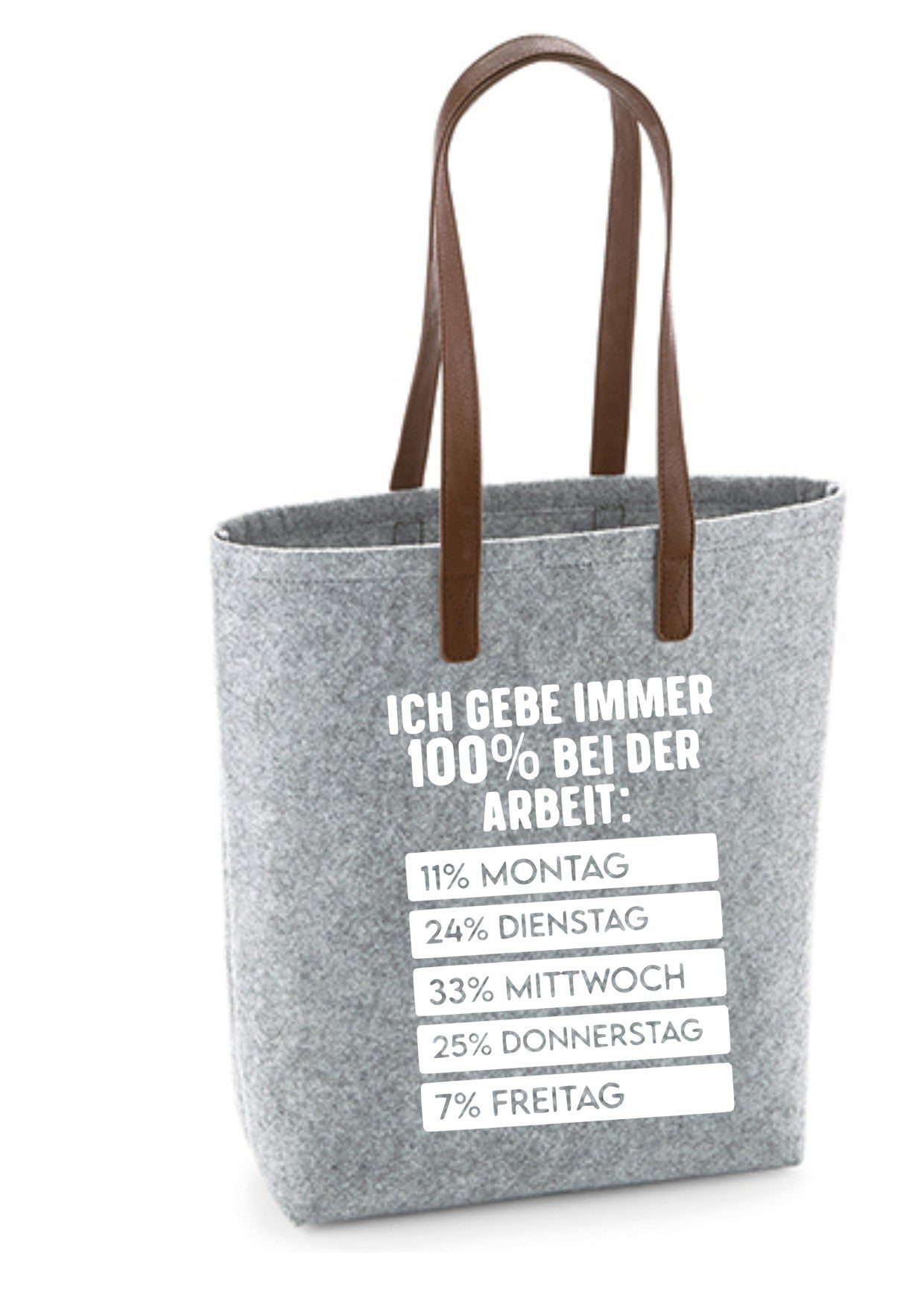 Shopper mit verschiedenen Sprüchen