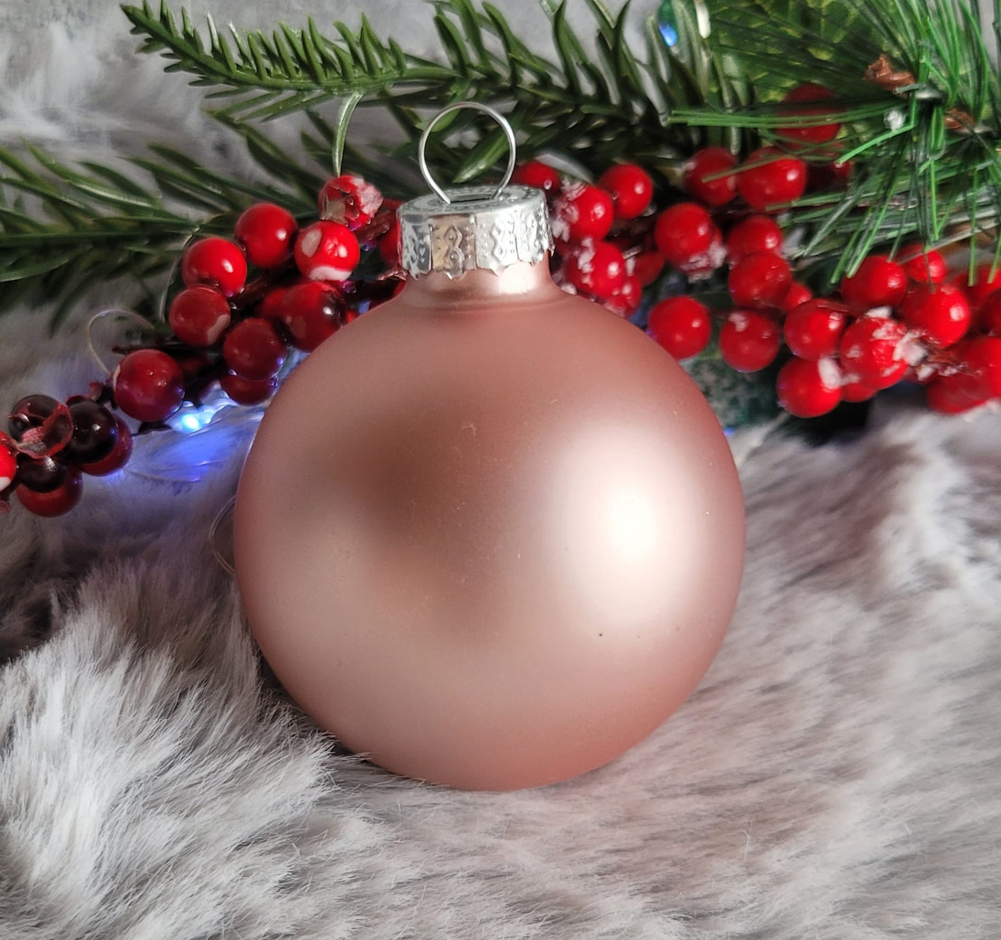 Weihnachtskugeln personalisiert Glas