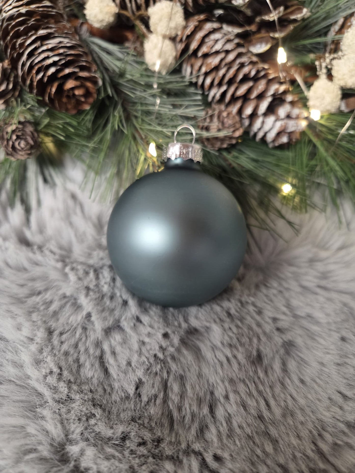 Weihnachtskugeln personalisiert Glas