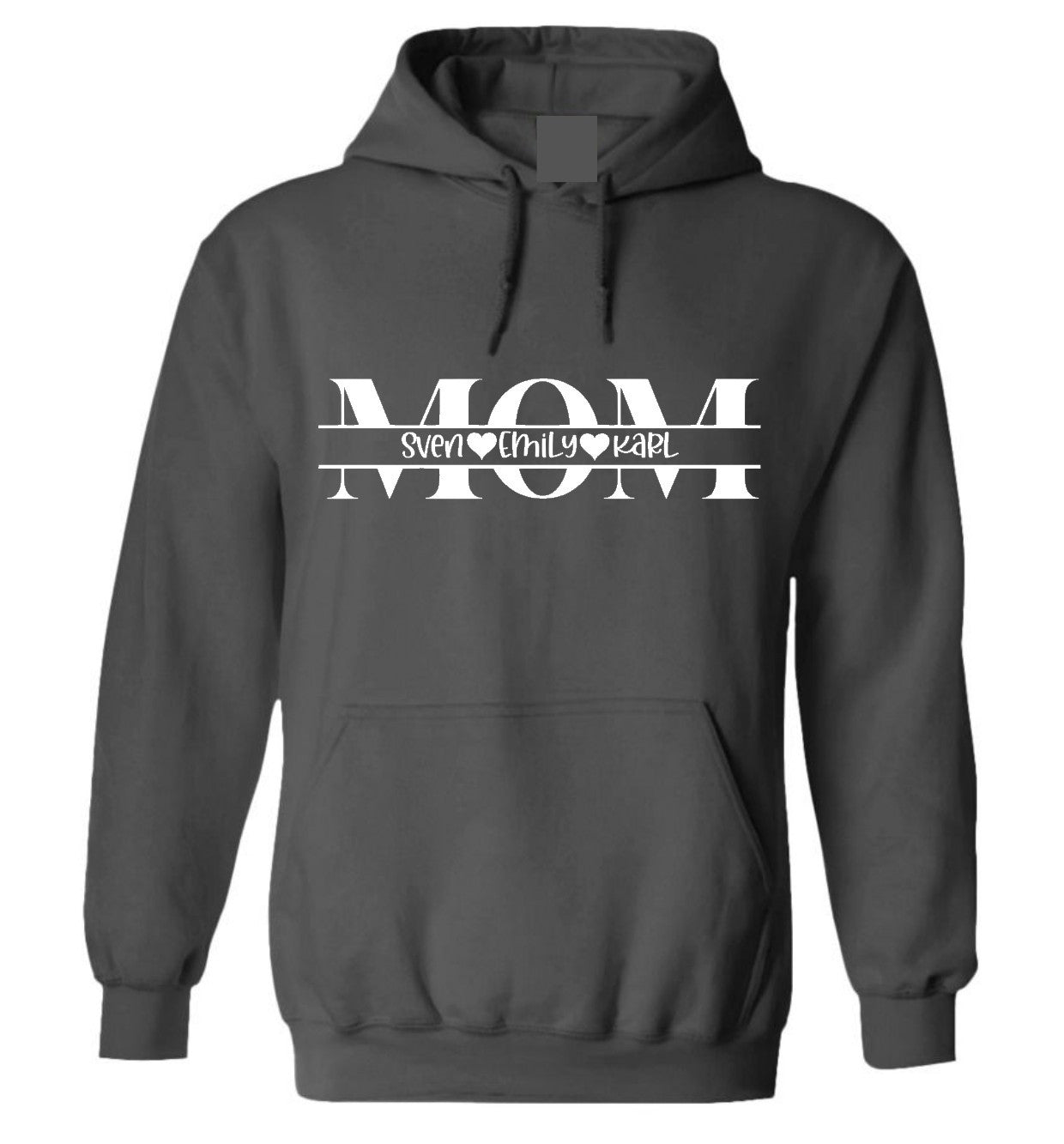 MOM Kapuzenpullover/Hoodie personalisiert mit Namen