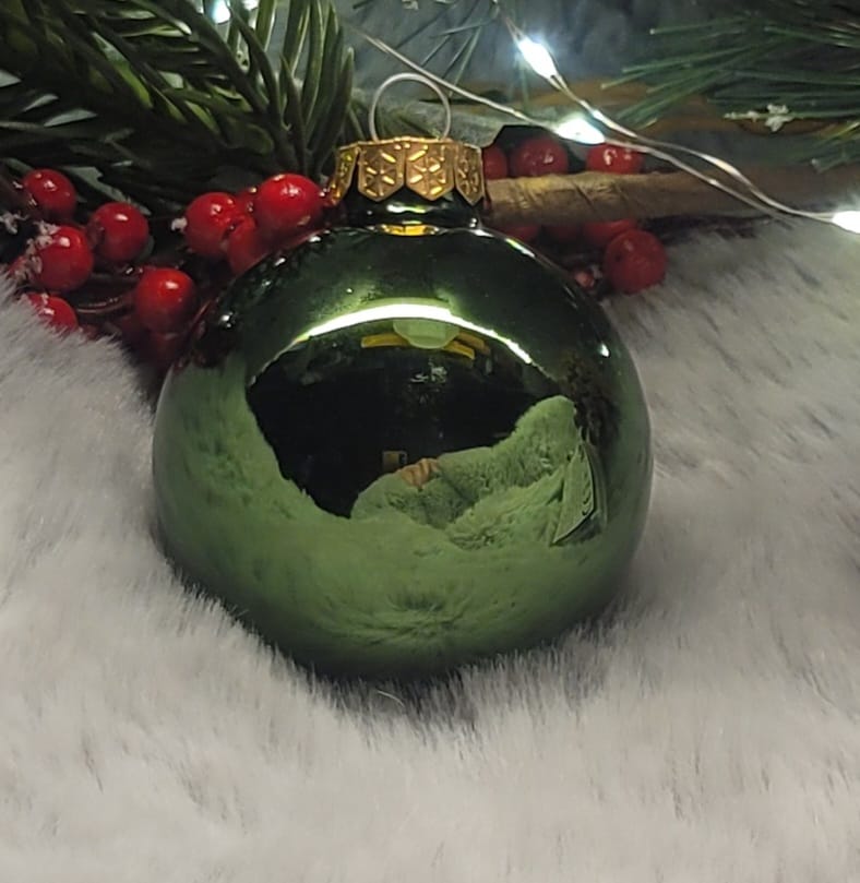 Weihnachtskugeln personalisiert Glas