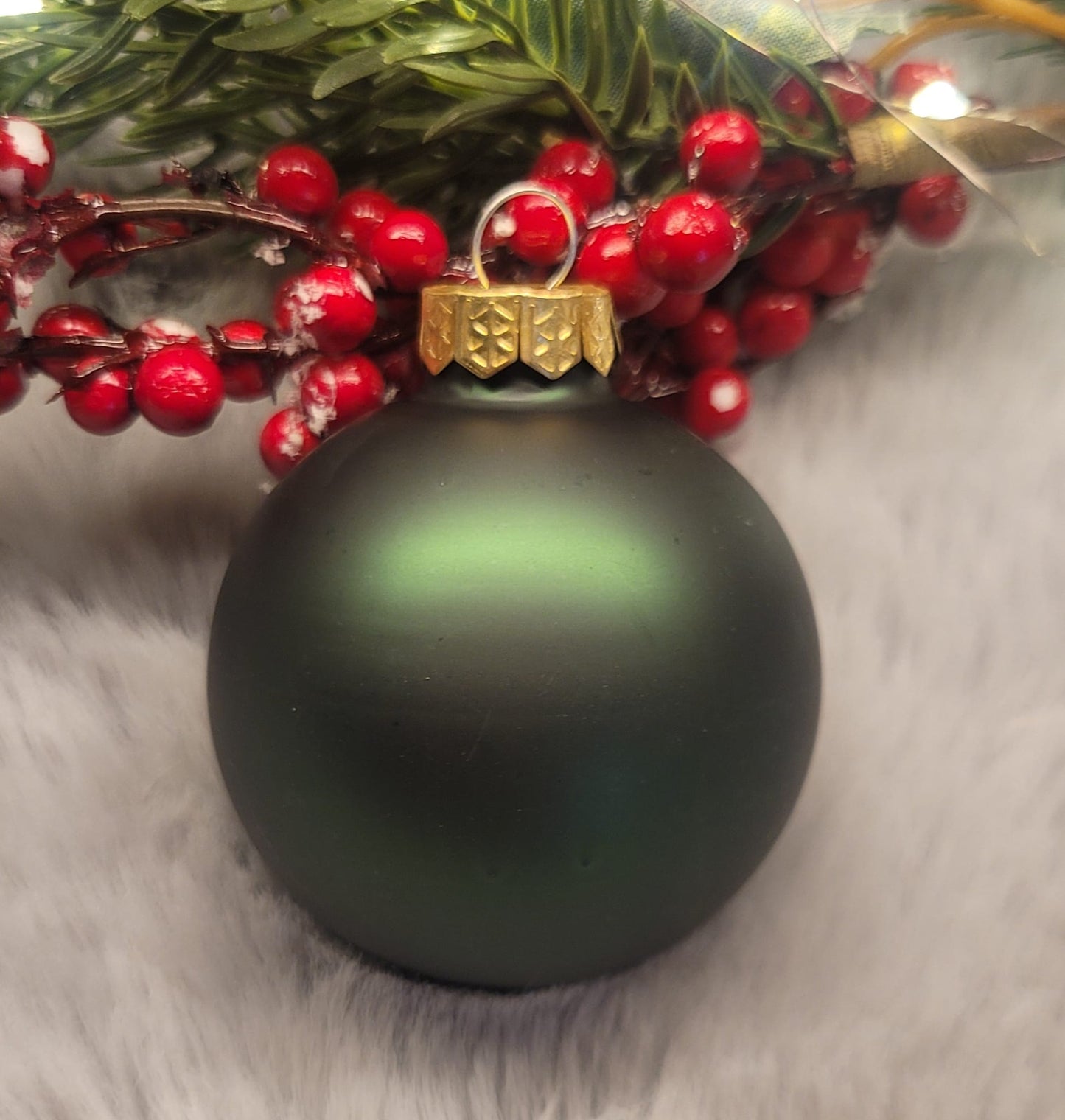 Weihnachtskugeln personalisiert Glas