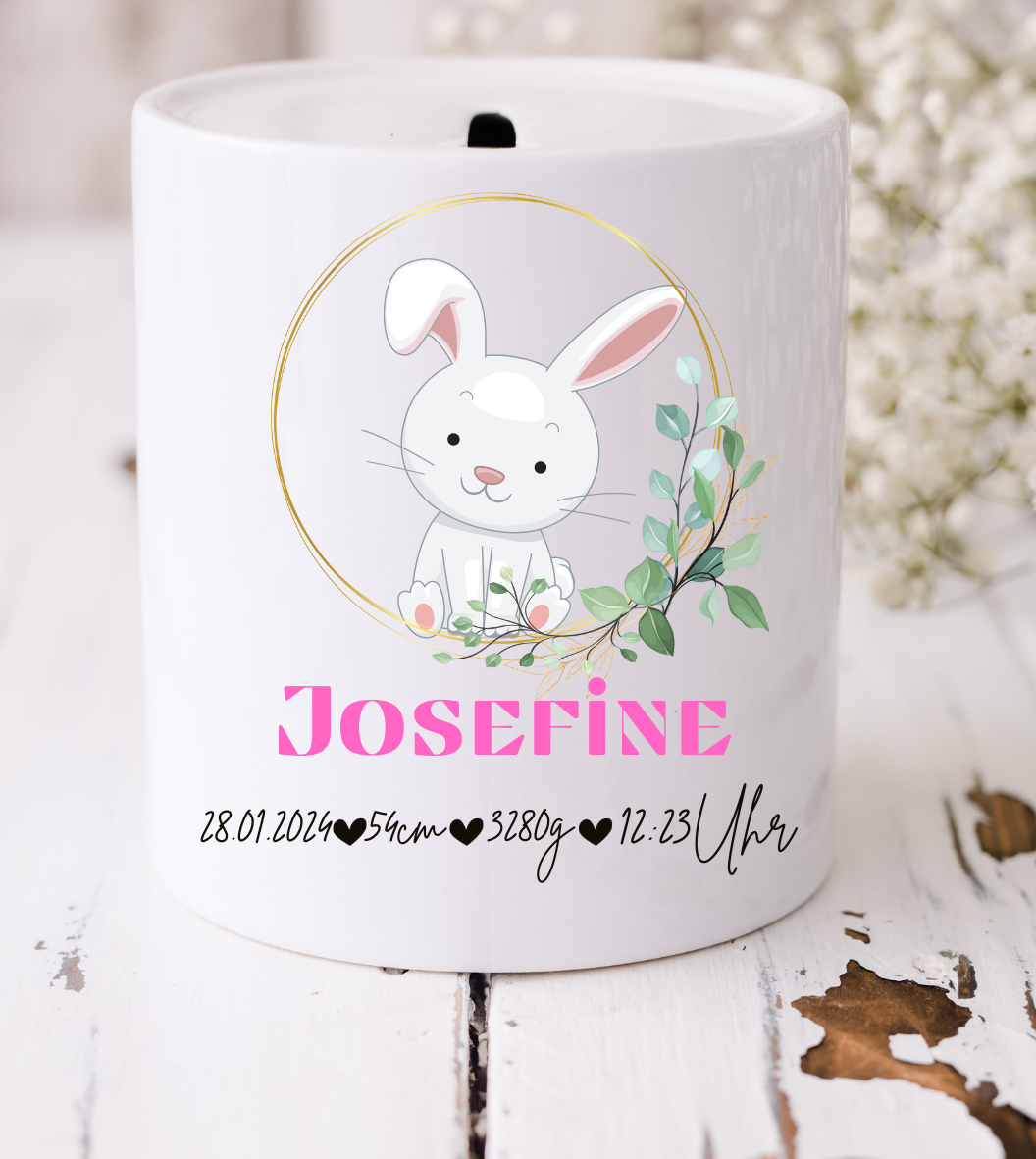 Spardose Mädchen personalisiert