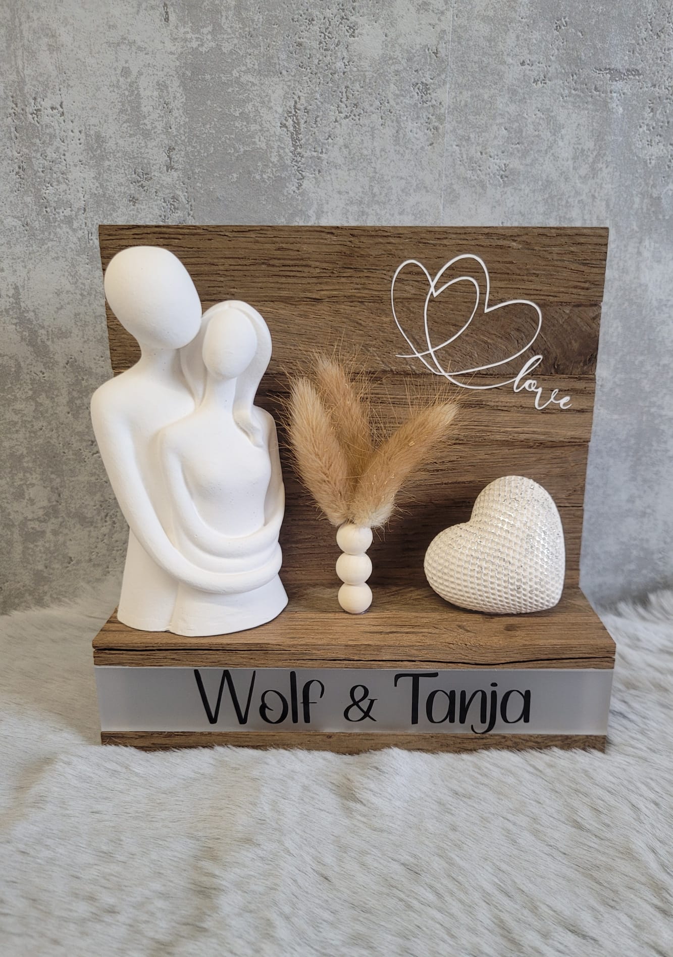 Dekoelement Paar personalisiert