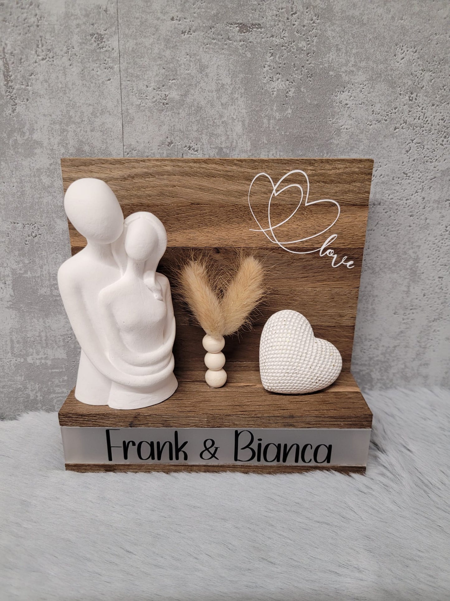 Dekoelement Paar personalisiert