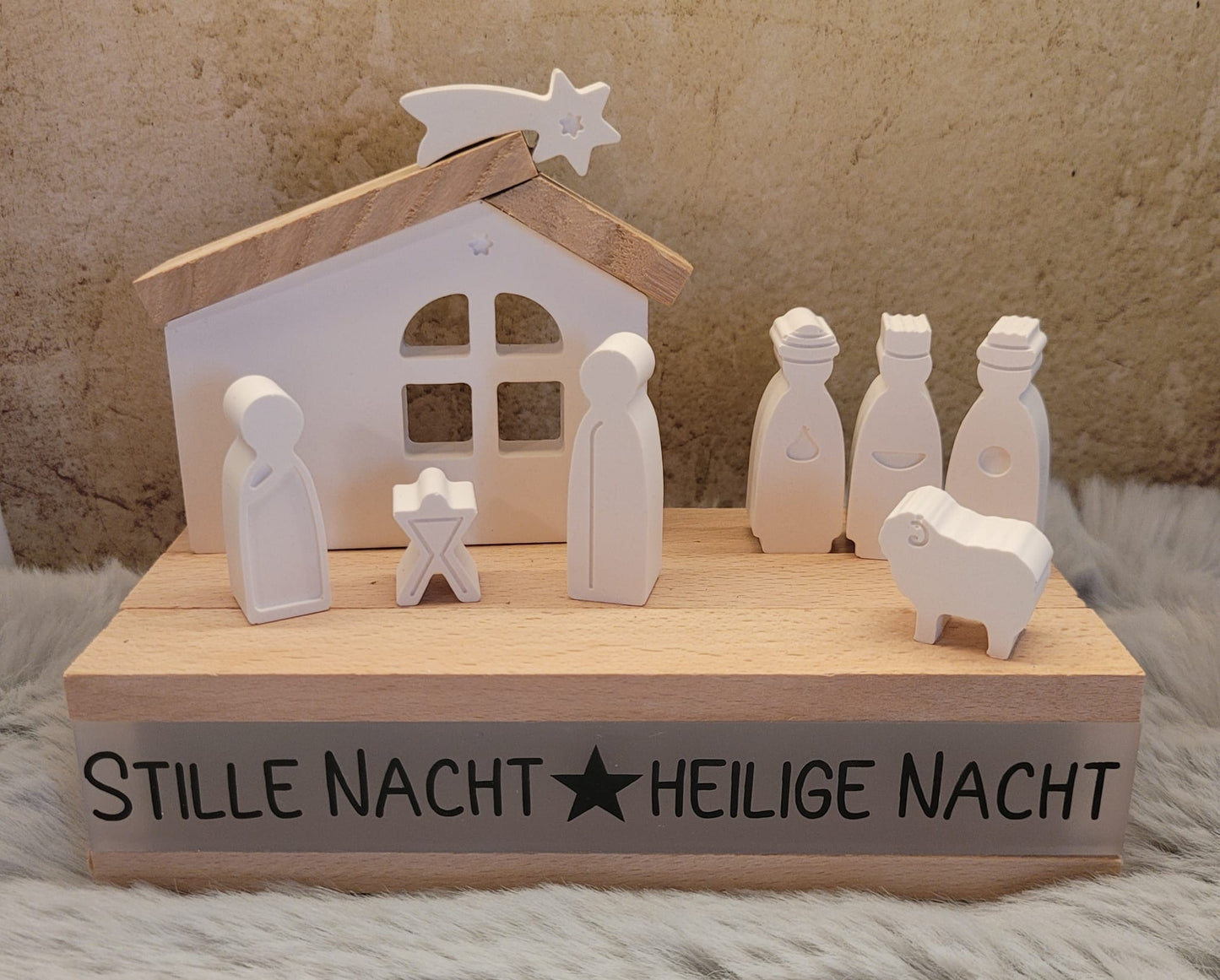 Weihnachtskrippe modern