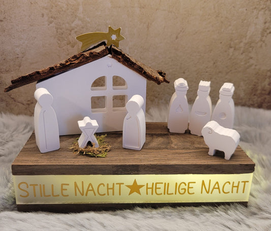 Weihnachtskrippe modern