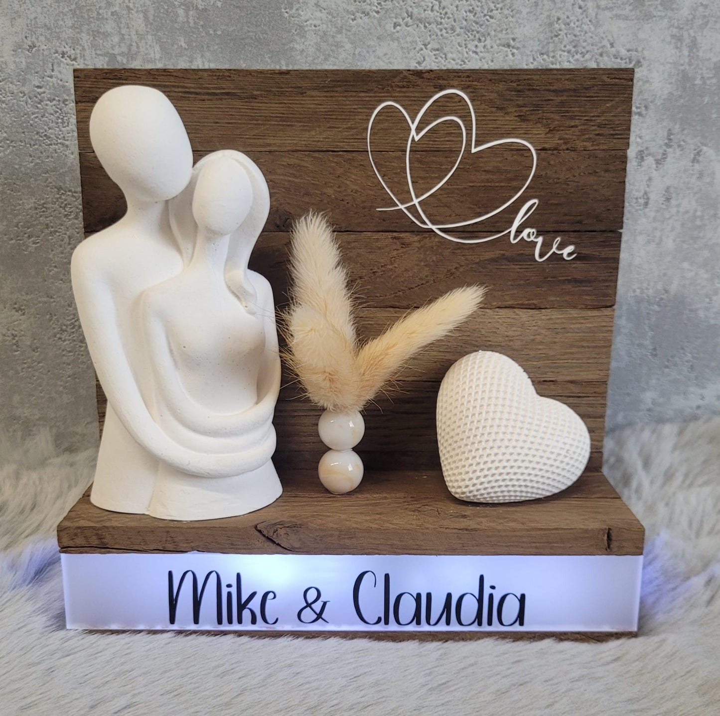 Dekoelement Paar personalisiert