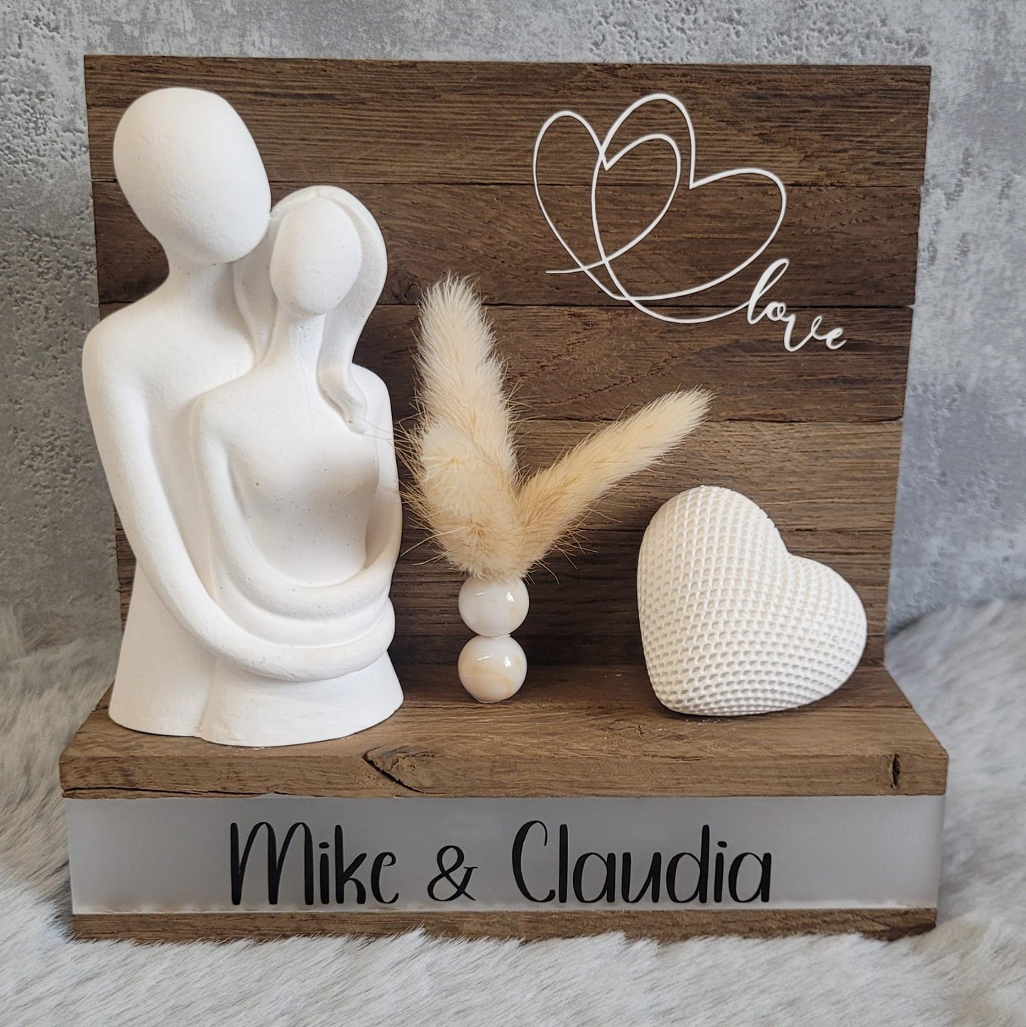Dekoelement Paar personalisiert