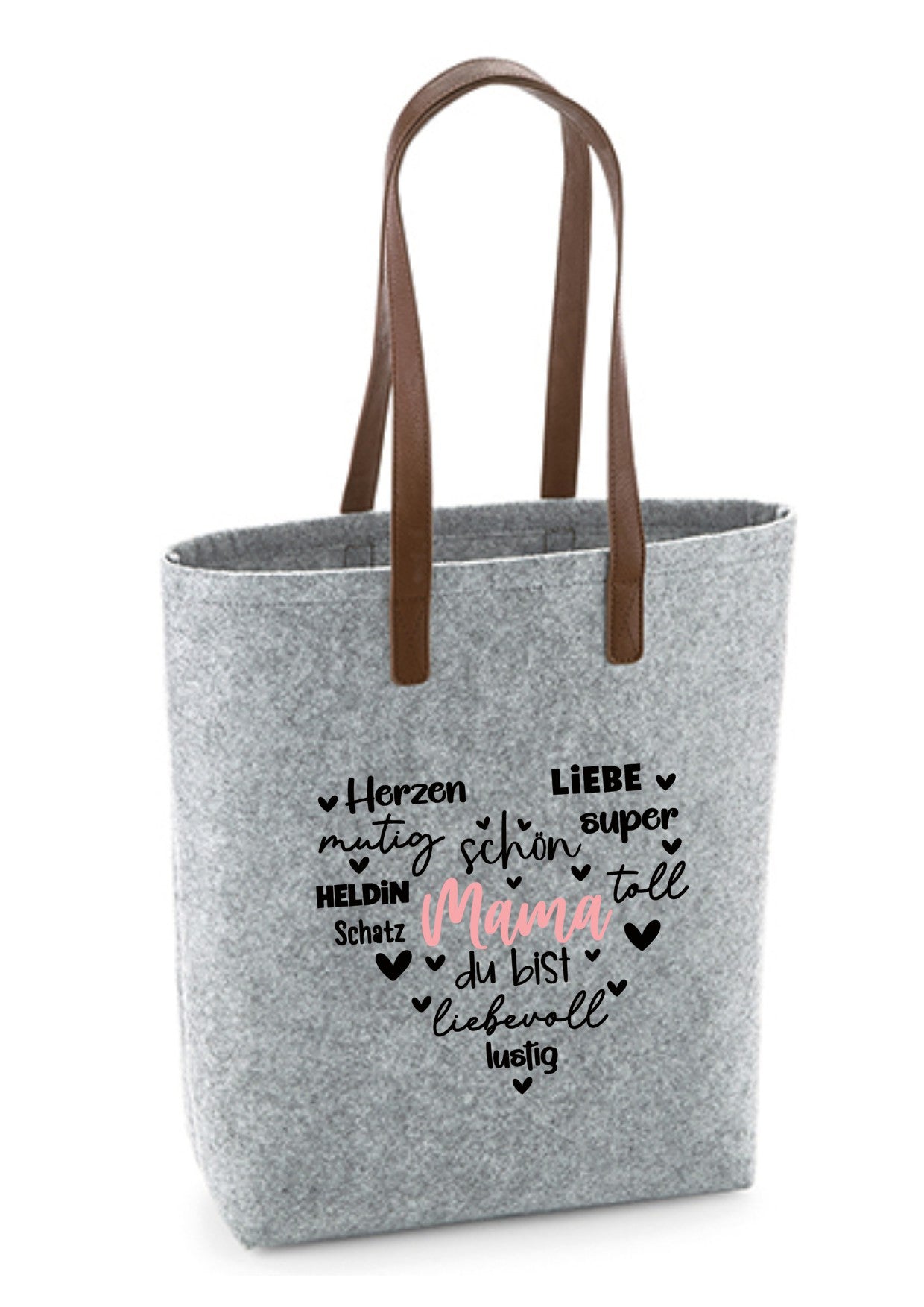 Shopper mit verschiedenen Sprüchen