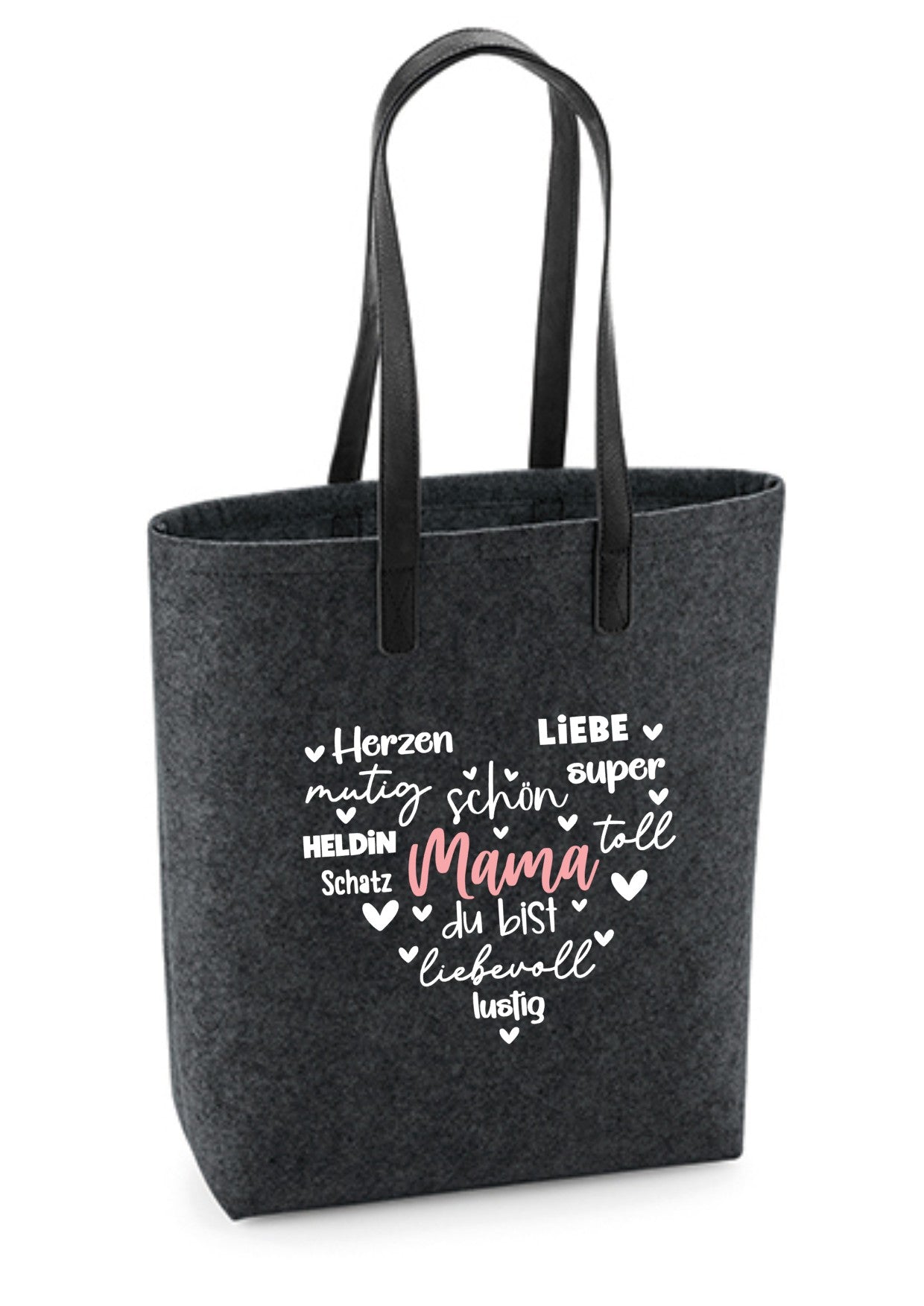 Shopper mit verschiedenen Sprüchen