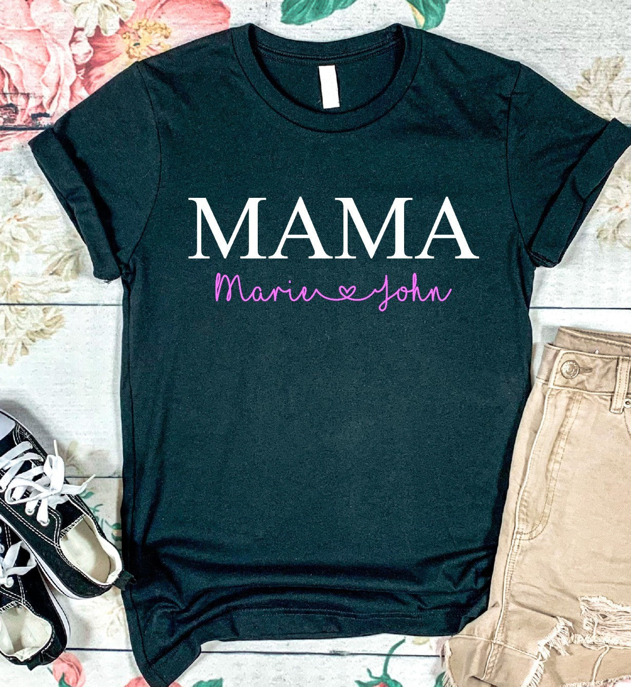 Tshirt Mama personalisiert mit Namen