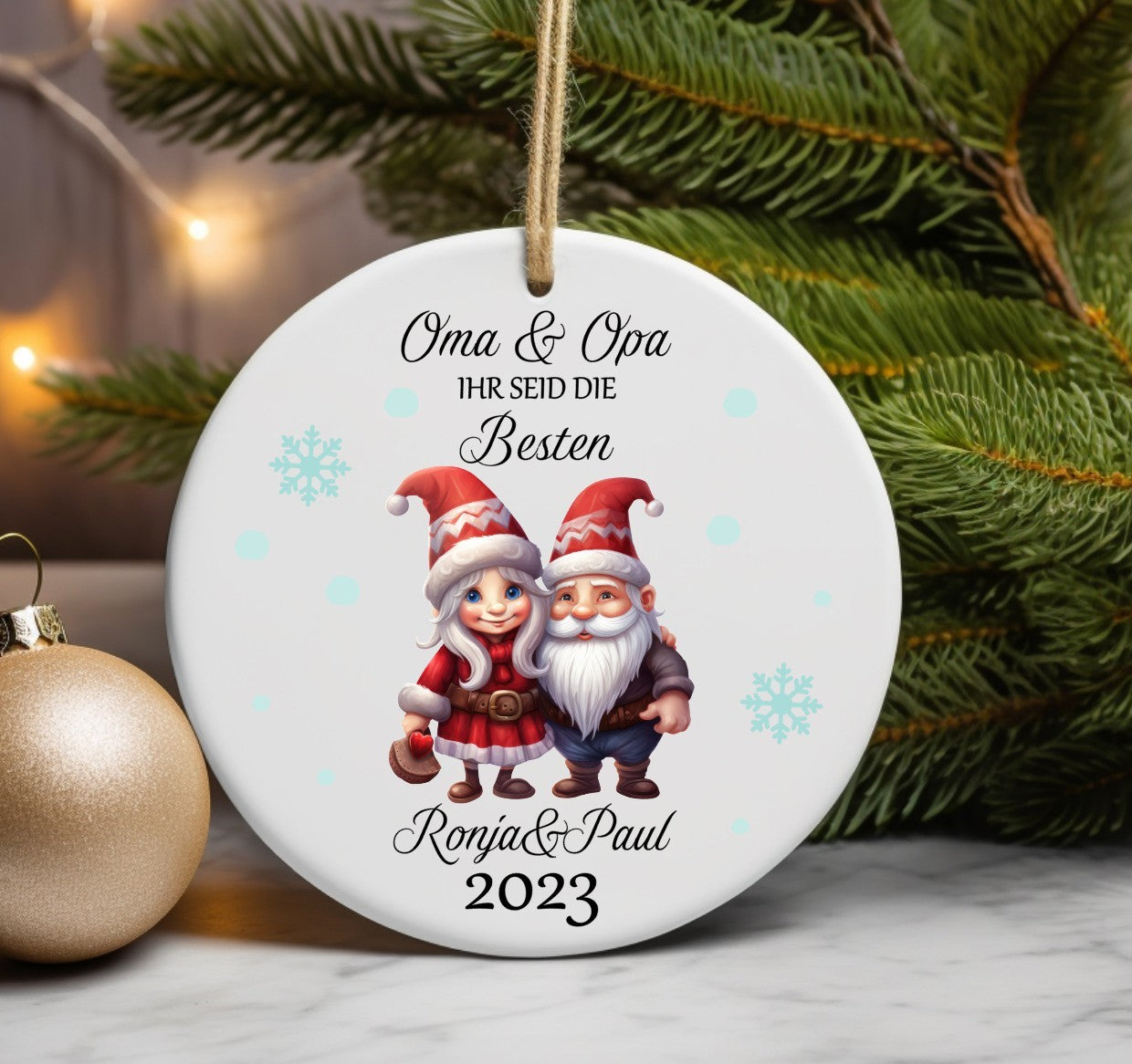 Anhänger Weihnachten personalisiert mit Namen