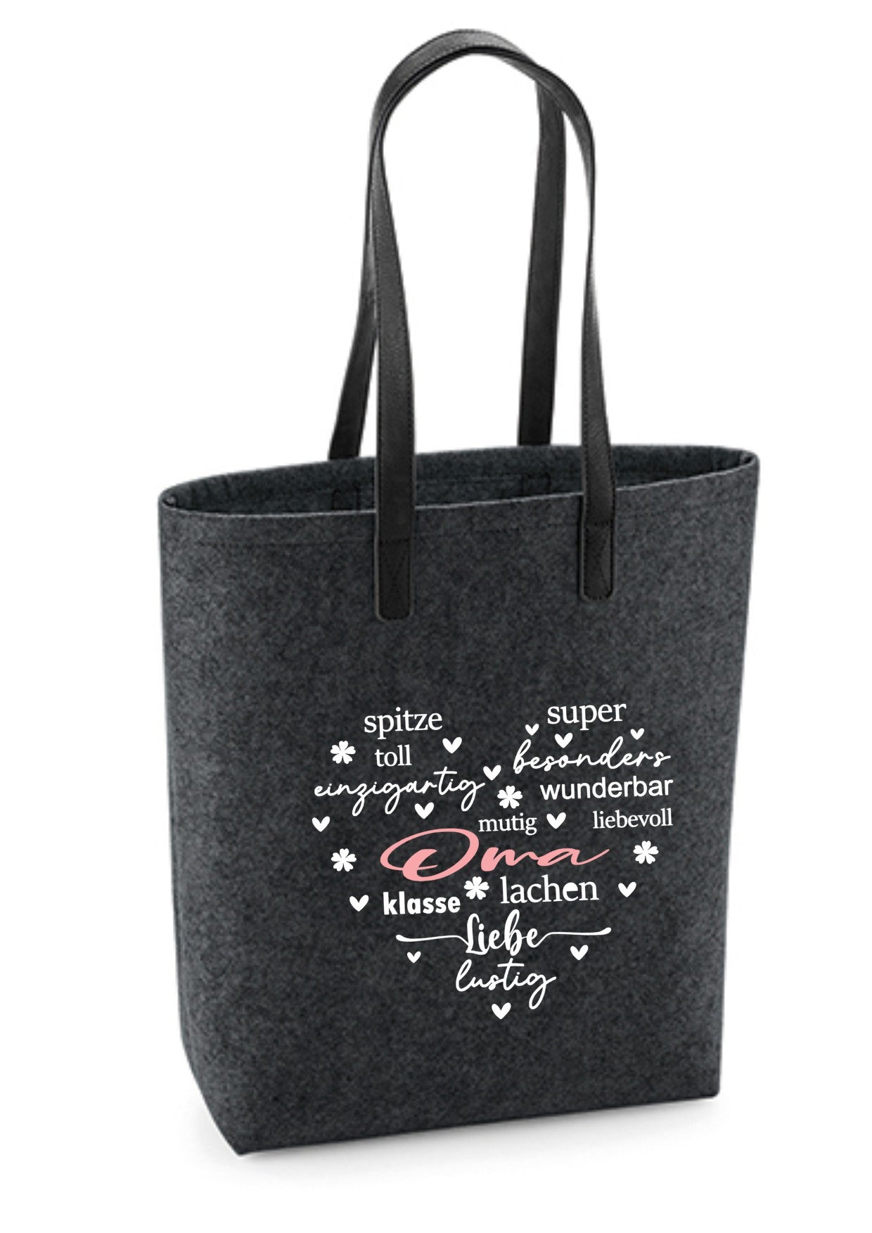 Shopper mit verschiedenen Sprüchen