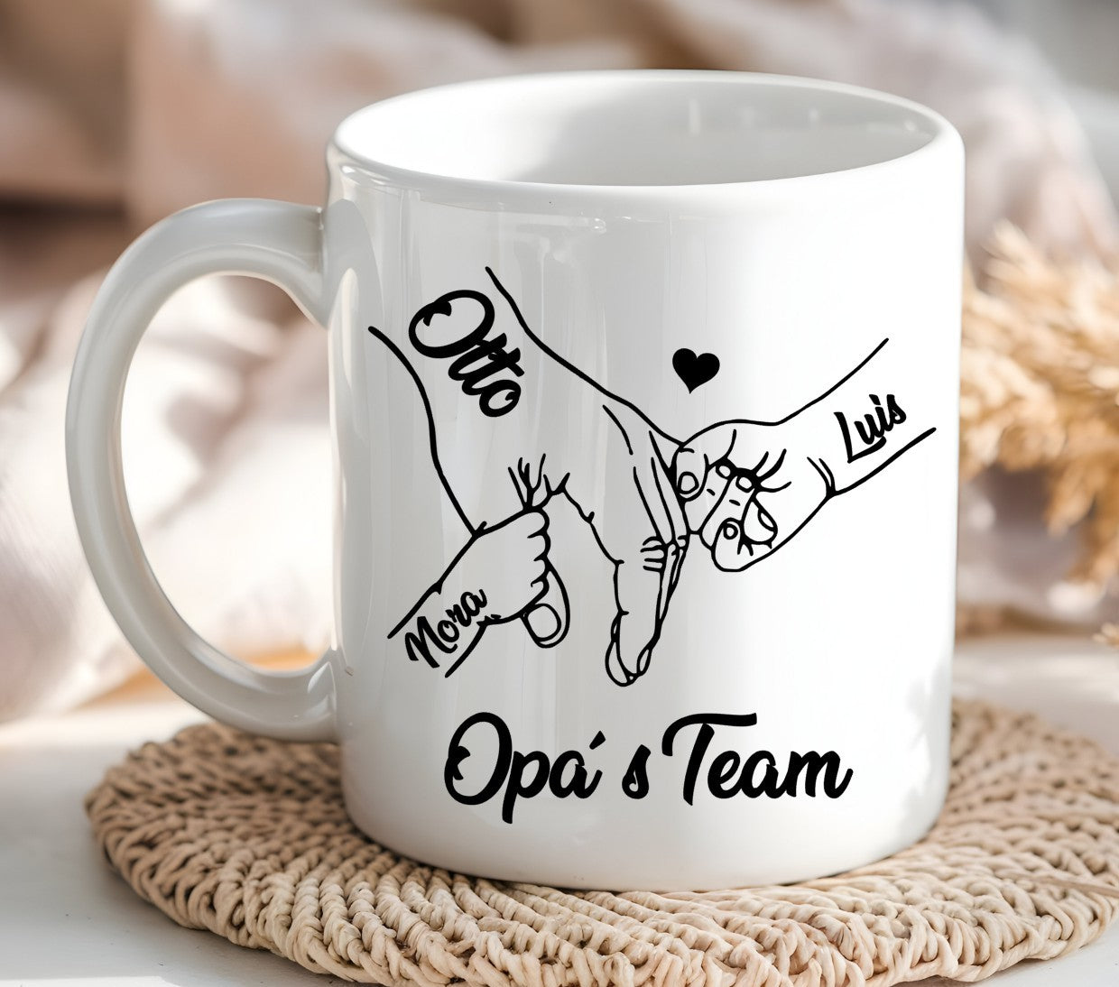 Tasse Hände Papa/Opa