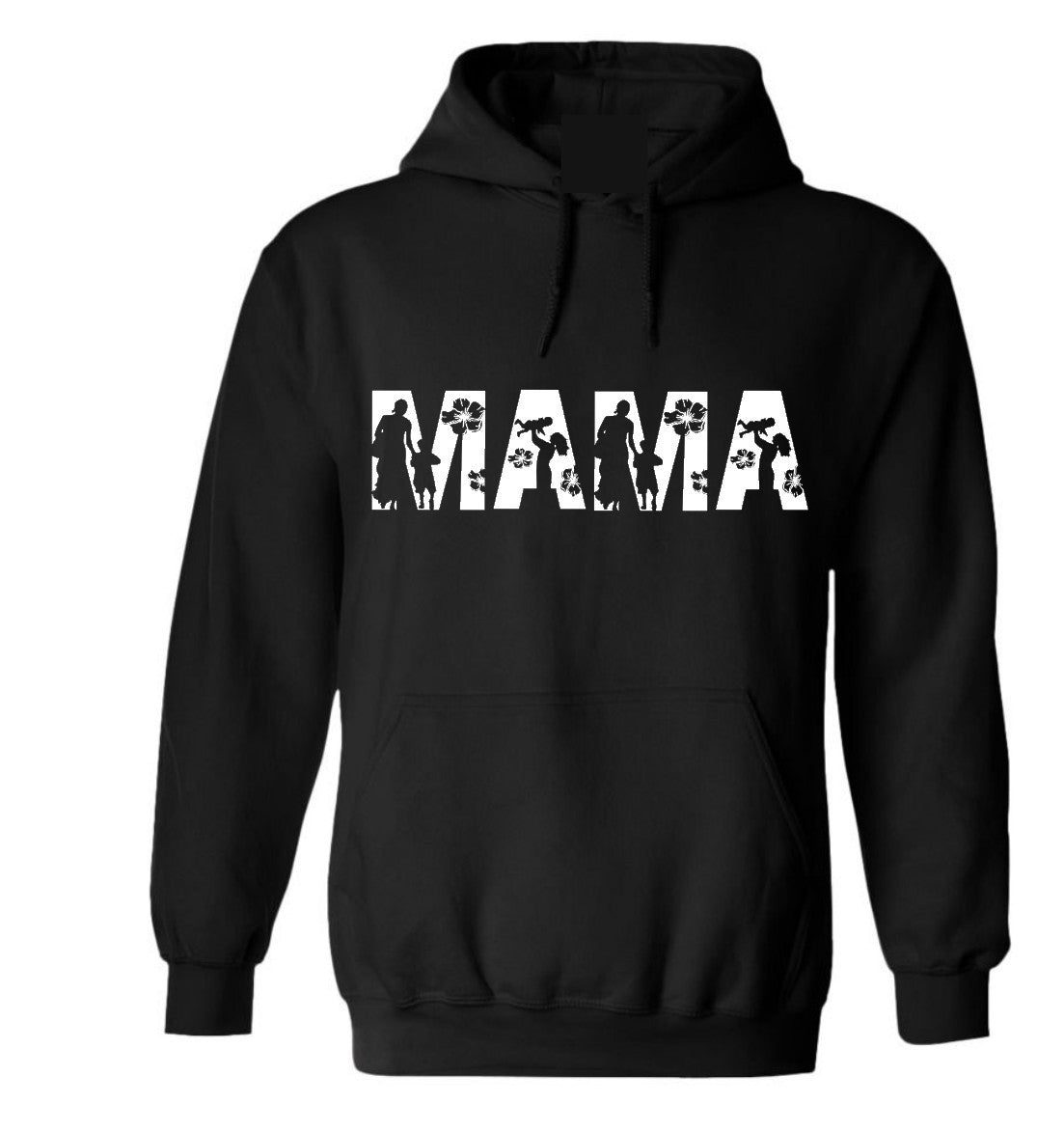 Mama Silhouette Kapuzenpulli Hoodie