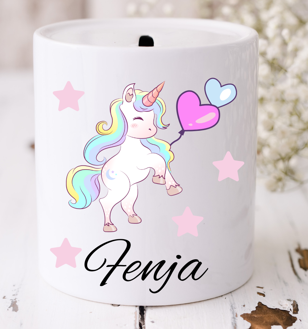 Spardose Mädchen personalisiert