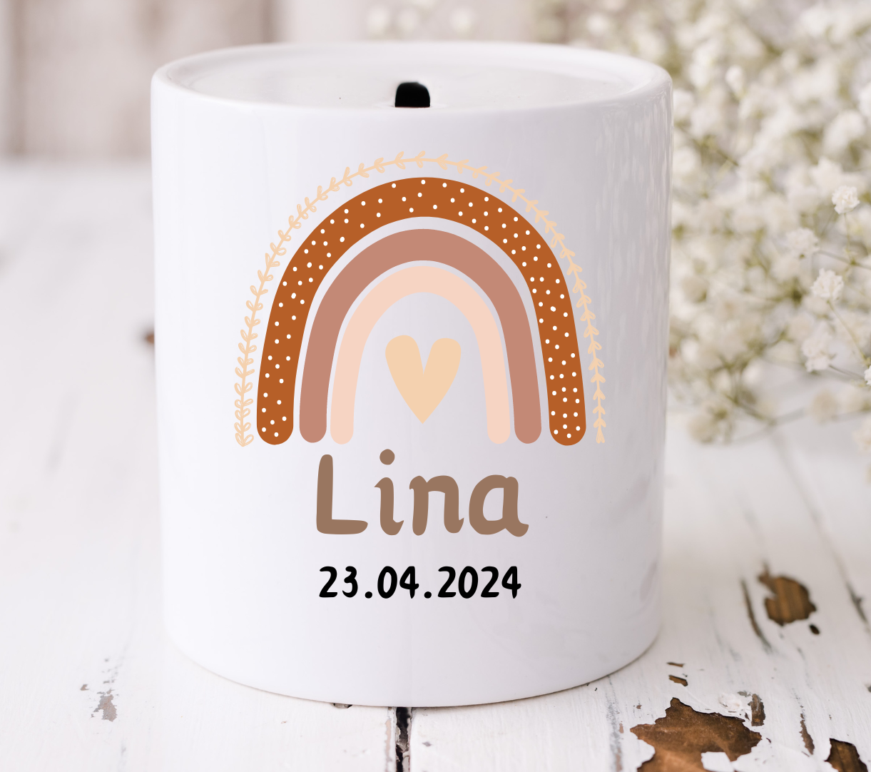 Spardose Mädchen personalisiert