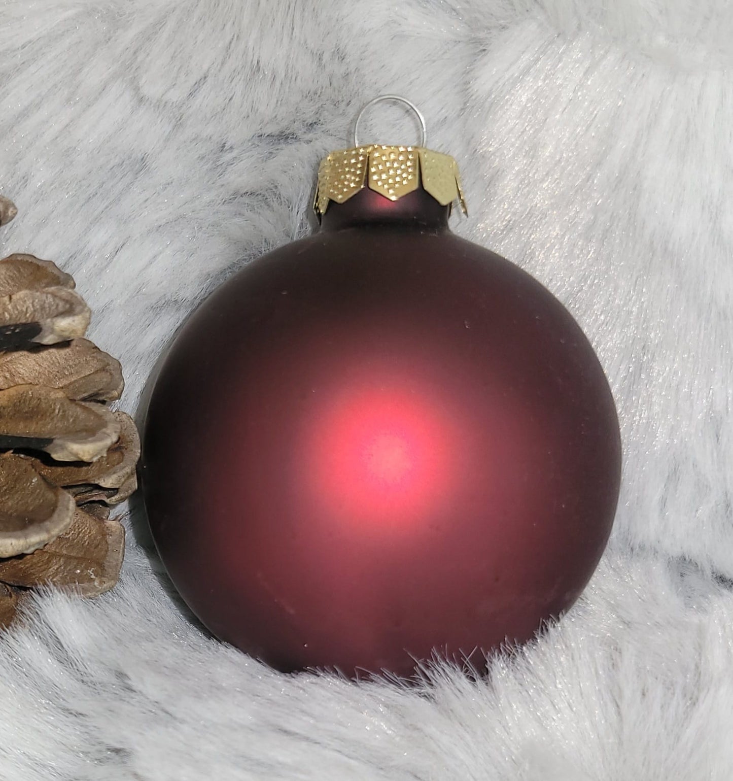 Weihnachtskugeln personalisiert Glas