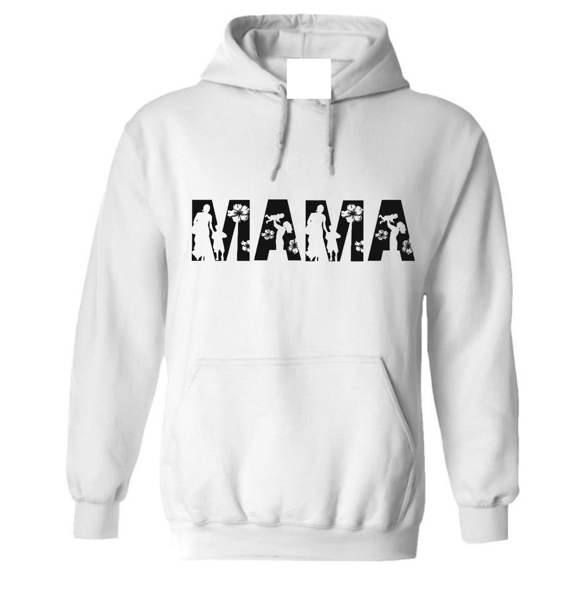 Mama Silhouette Kapuzenpulli Hoodie