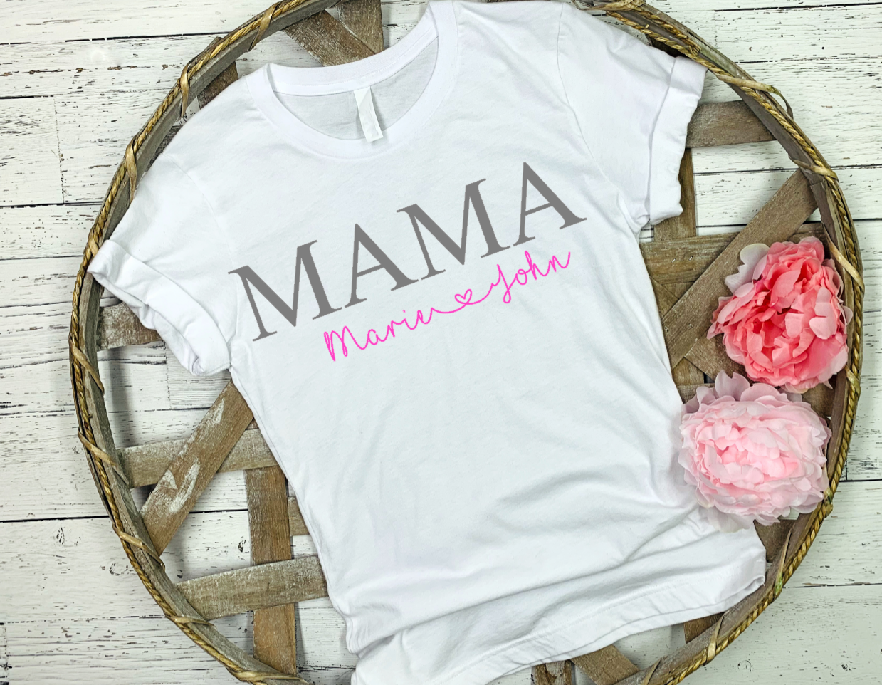 Tshirt Mama personalisiert mit Namen